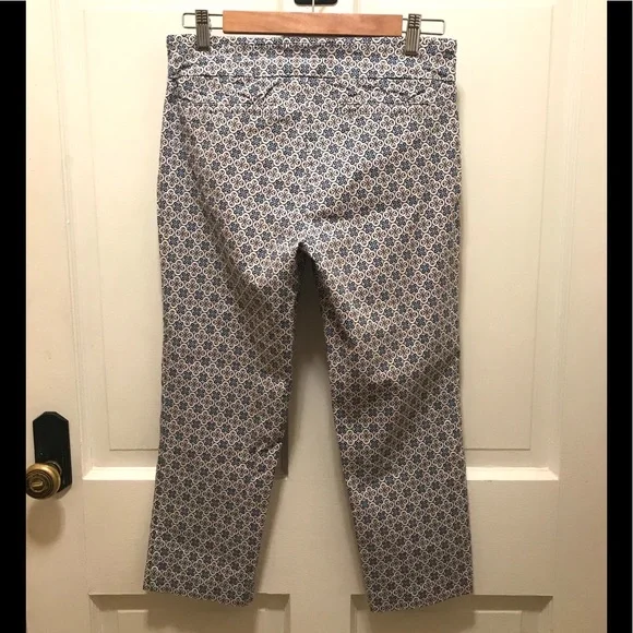 Kenar geo-print slip-on ankle pants, size 8 - Picture 4 of 8